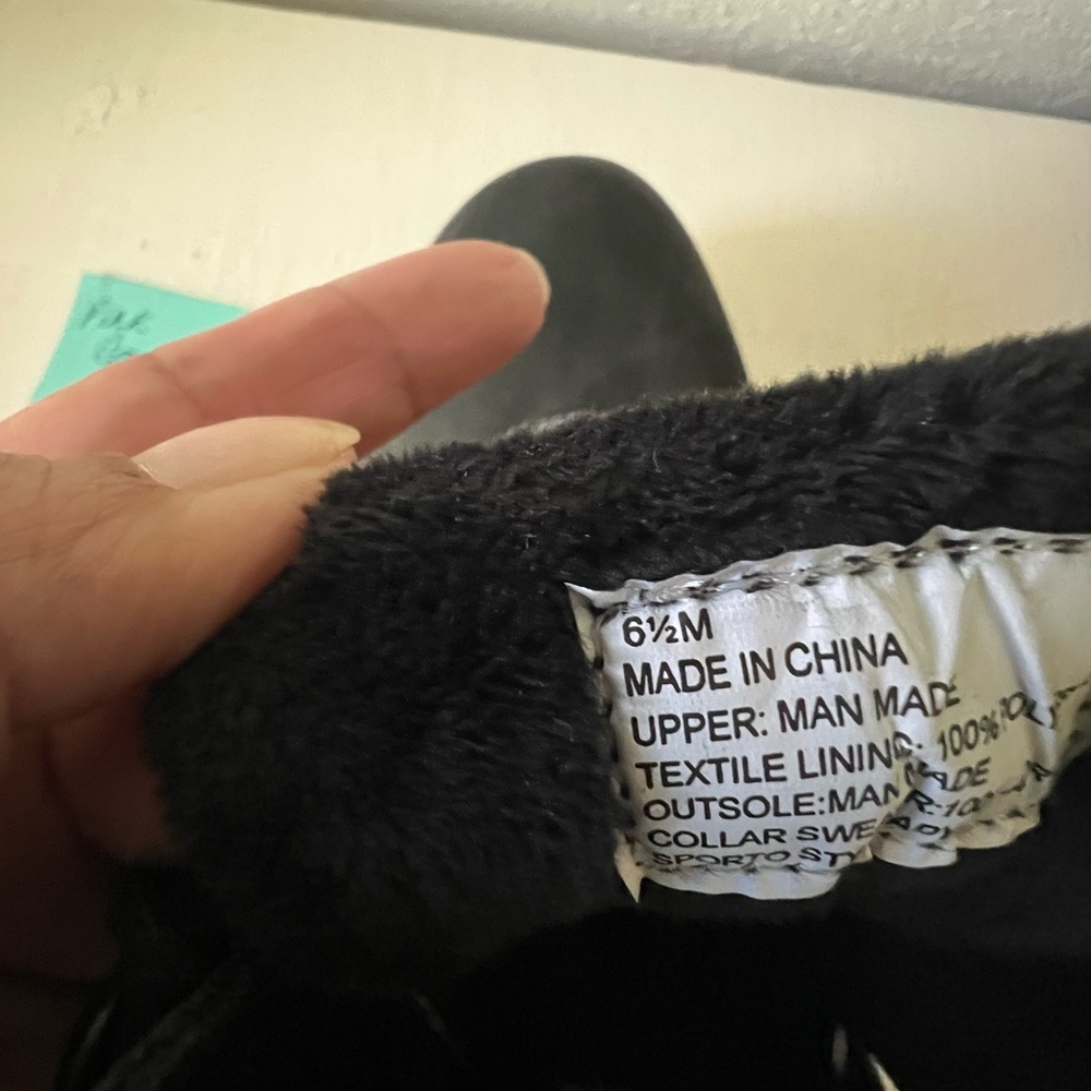 Sporto Black Faux Fur Boots - Picture 4 of 5